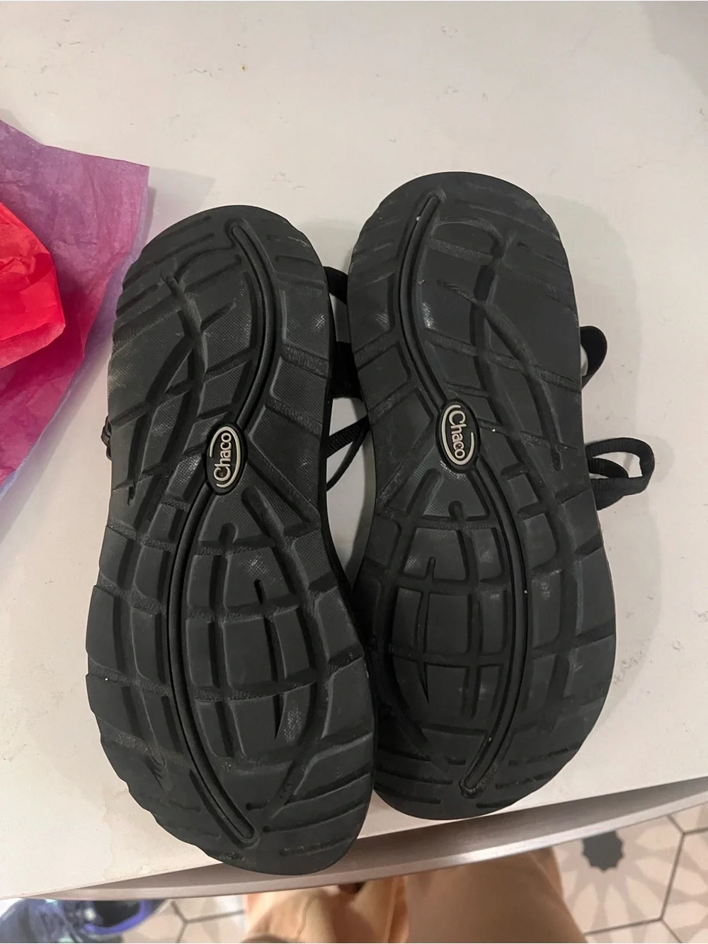 Chaco Women's Black Strappy Sport Sandal